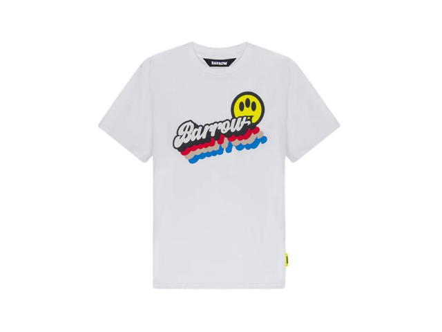Barrow Barrow Jersey T-Shirt With Barrow Print Off White - view 1