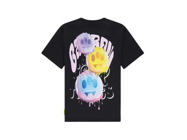 Barrow Barrow Jersey T-Shirt With Tridimensional Glossy Print Nero-Black - view 2