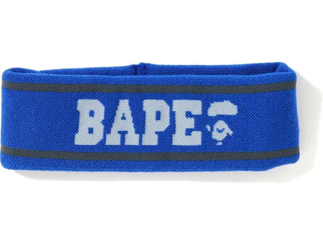 Bape BAPE Logo Headband Blue