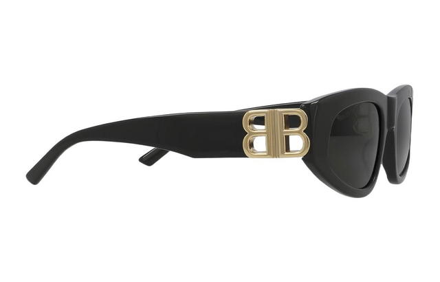 Balenciaga Balenciaga Cat Eye Frame - Black - view 3