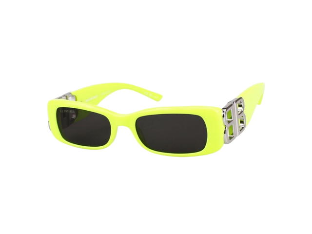 Balenciaga Balenciaga BB0096S-008-51 In Yellow Acetate Frame With Grey Lenses - view 1