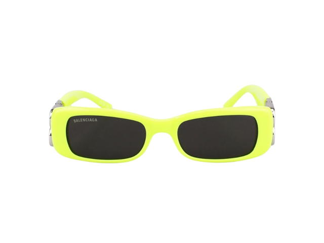 Balenciaga Balenciaga BB0096S-008-51 In Yellow Acetate Frame With Grey Lenses - view 2