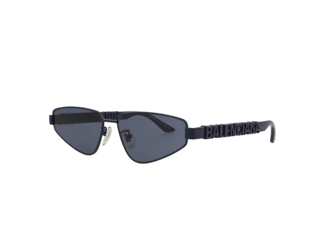 Balenciaga Balenciaga Cat Eye-Frame Metal Sunglasses Blue