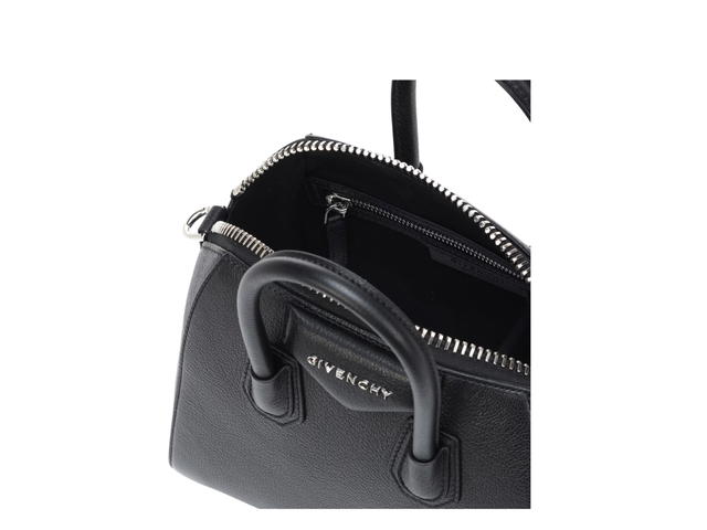 Givenchy Givenchy Mini Antigona Bag In Grained Leather Black - view 3