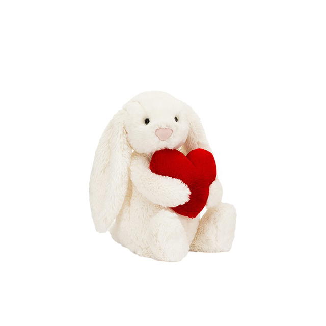 Jellycat Jellycat Bashful Red Love Heart Bunny Stuffed Animal - view 1