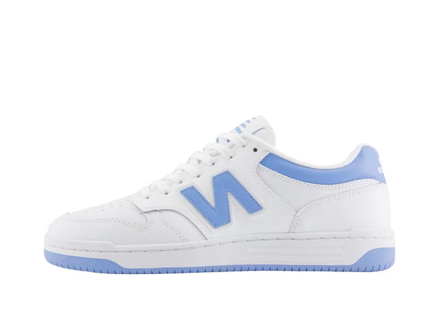 New Balance New Balance 480 White Team Carolina Light Aluminum - view 2