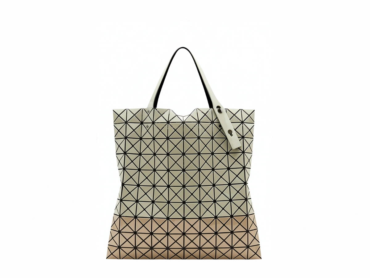 Issey Miyake Bao Bao Issey Miyake Prism Bi Tote Bag Light Beige