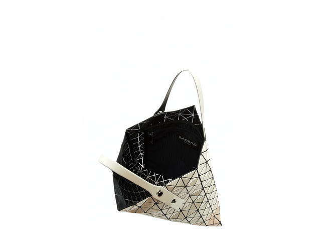 Issey Miyake Bao Bao Issey Miyake Prism Bi Tote Bag Light Beige - view 3