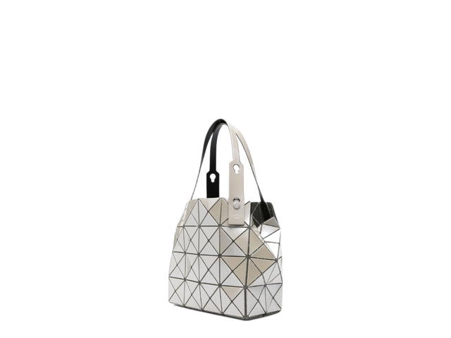 Issey Miyake Baobao Issey Miyake Glossy Geometric Panel Tote Bag Grey - view 2