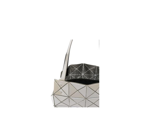 Issey Miyake Baobao Issey Miyake Glossy Geometric Panel Tote Bag Grey - view 3