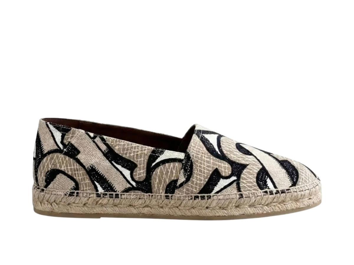 Burberry Burberry Monogram Print Espadrilles Beige (Women's)
