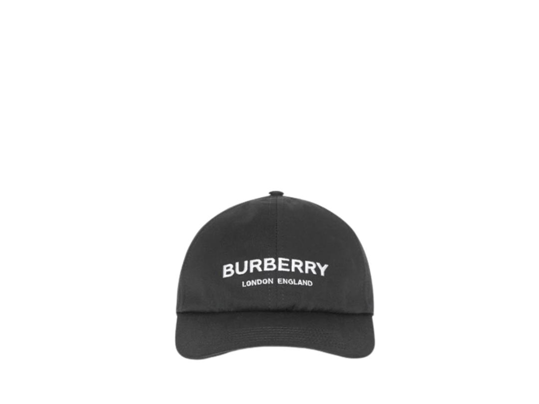 Burberry Burberry Embroidered Logo Baseball Cap Black