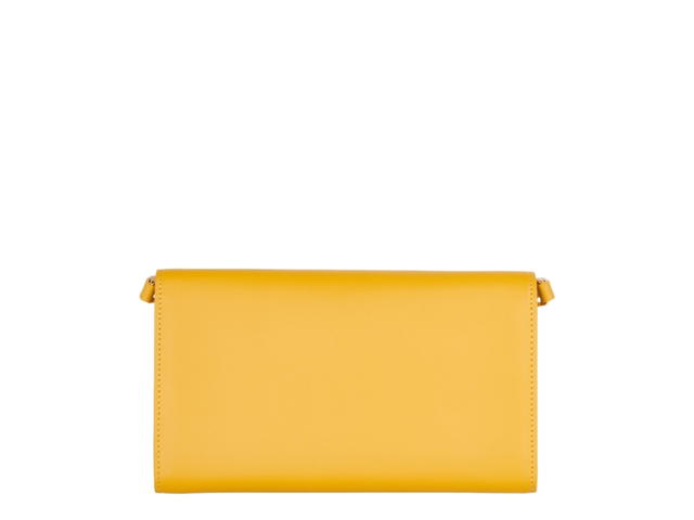 Burberry Burberry Logo Print Wallet On Chain Yellow - view 2
