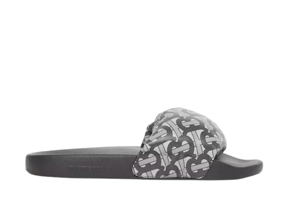 Burberry Burberry Monogram Print Slide Grey