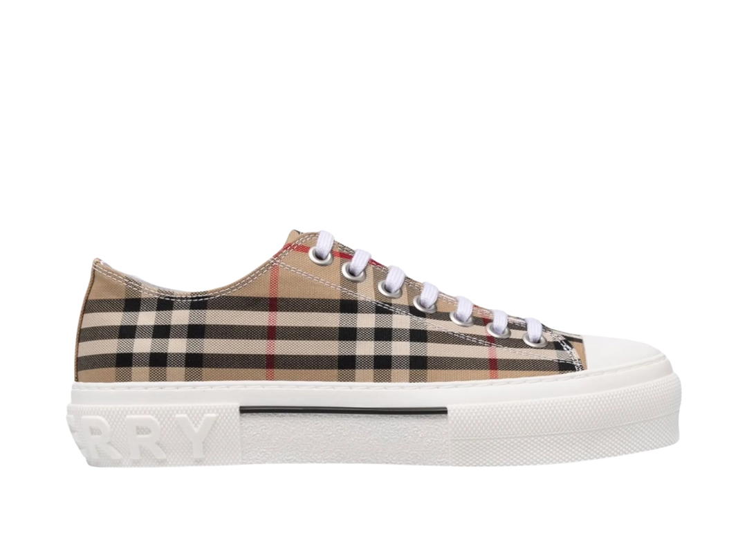 Burberry Burberry Check Sneakers Brown