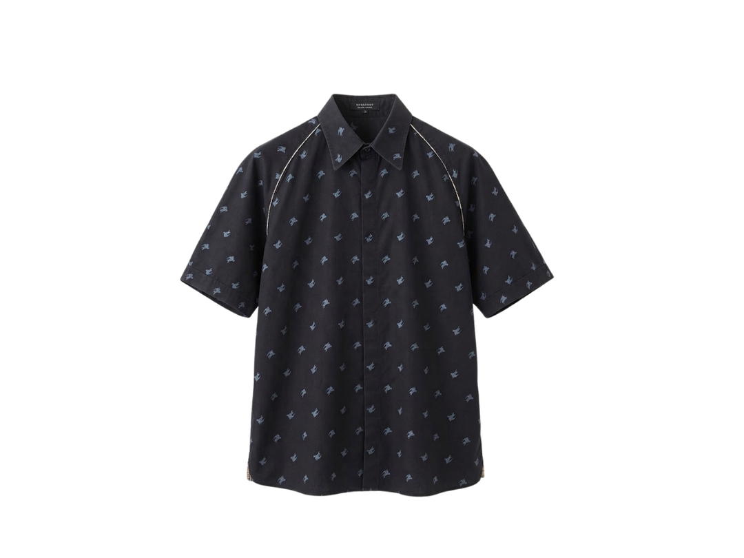 Burberry Burberry Pattern Short Sleeve Shirt Black