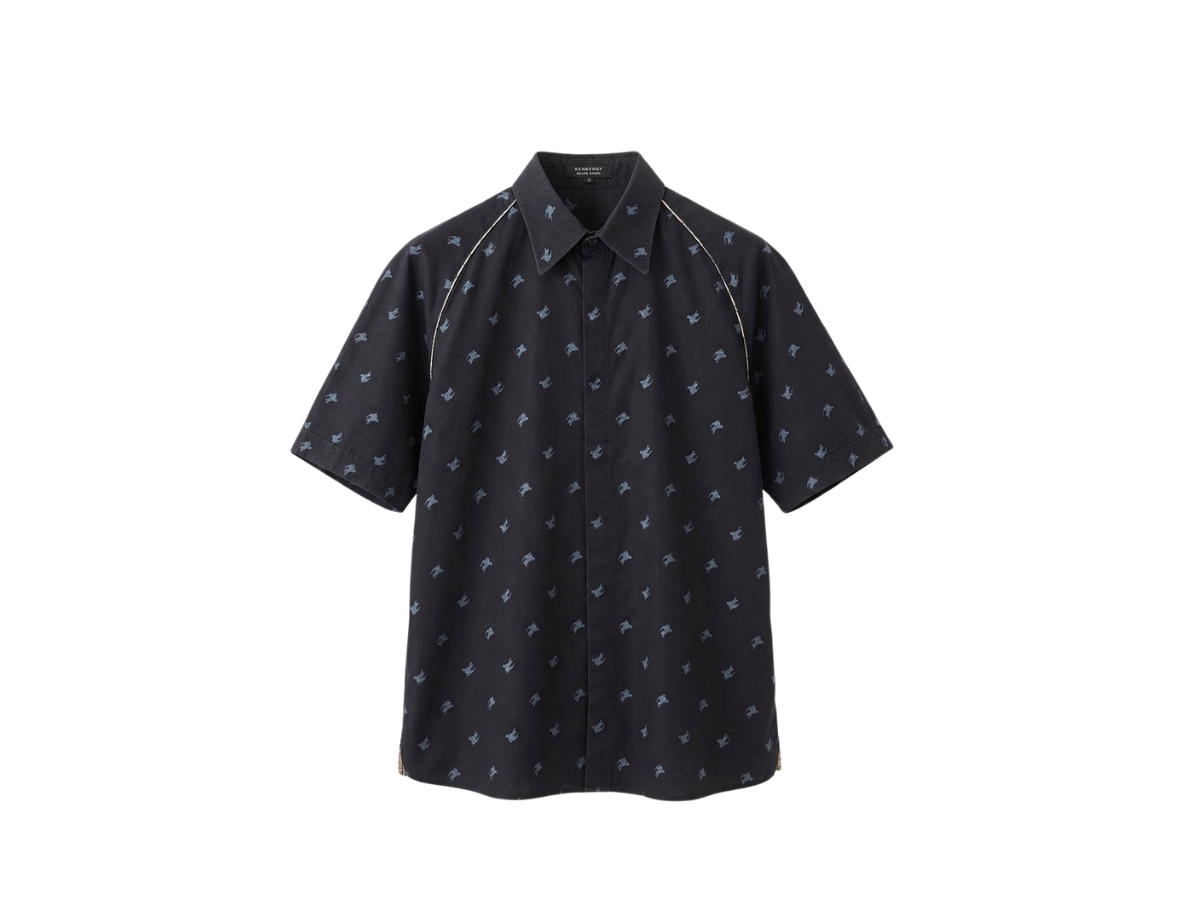 Burberry Burberry Pattern Short Sleeve Shirt Black