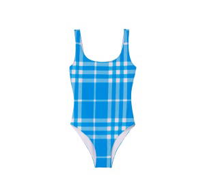 Buy Burberry Vintage Check Swimsuit Blue at Sasom – Authentic and Ready to Ship
