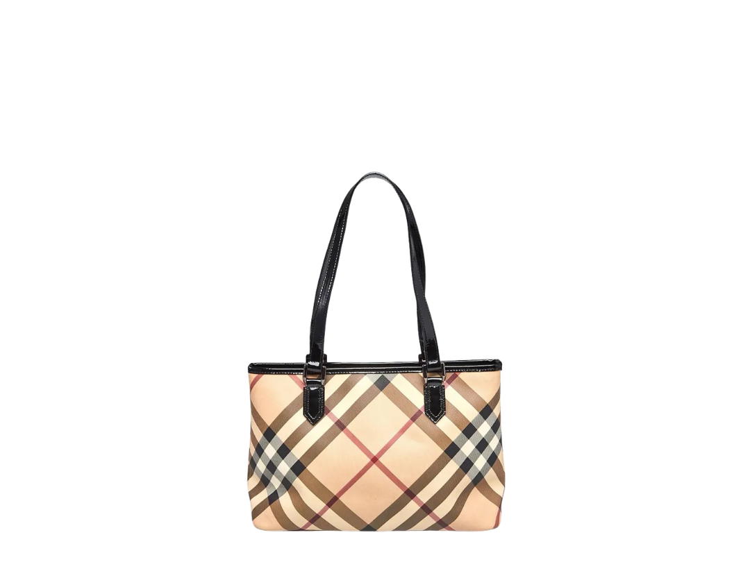 Burberry Burberry Nova Check Tote Bag Beige