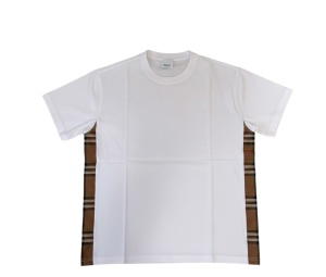 Buy Burberry Check Sleeve T-Shirt White at Sasom – Authentic and Ready to Ship