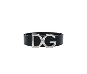 Buy Dolce & Gabbana DG Logo Buckle Belt Black at Sasom – Authentic and Ready to Ship