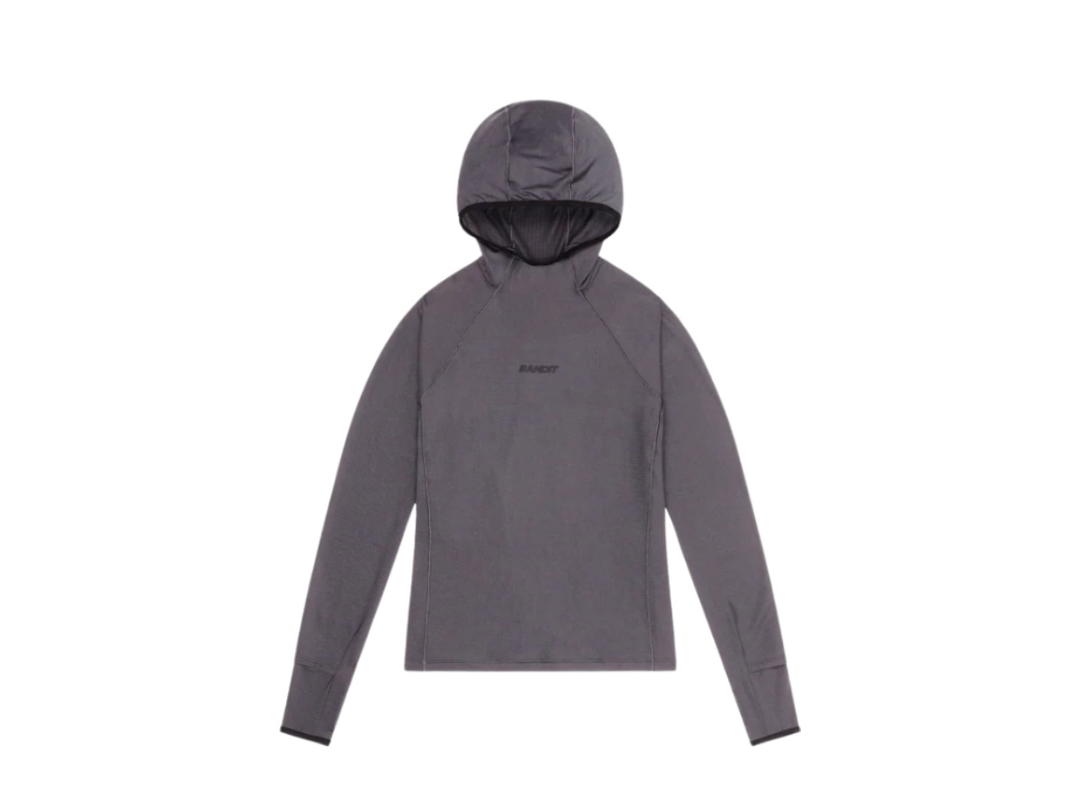 Bandit Running Bandit Running AuraGrid Hooded Performance Top Haze (W)