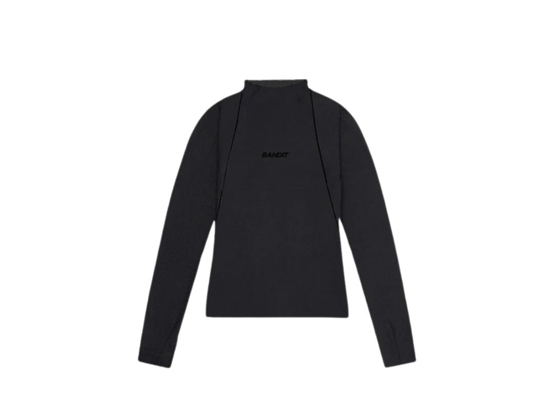 Bandit Running Bandit Running AuraGrid Mockneck Performance Top Black (W)