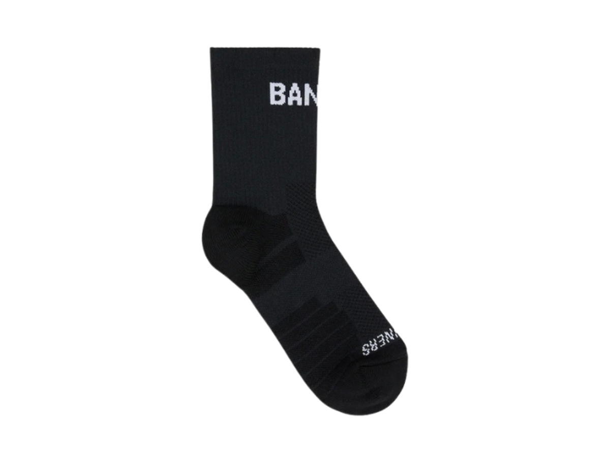 Bandit Running Bandit Running Cushion Run Socks CoolMax Black (2 Pack) (W)