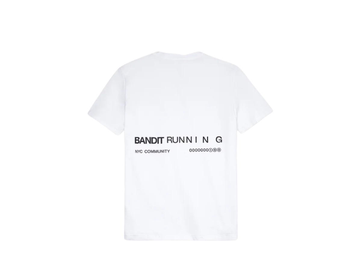 Bandit Running Bandit Running Drift Performance Training Tee White