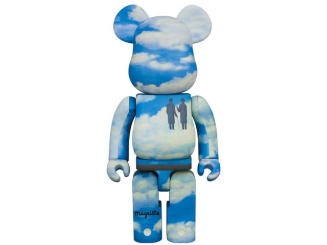 Medicom Toy Be@rbrick Rene Magritte "La Reconaissance Infine 1963/The Castle of the Pyrenees" 400% + 100% - view 2