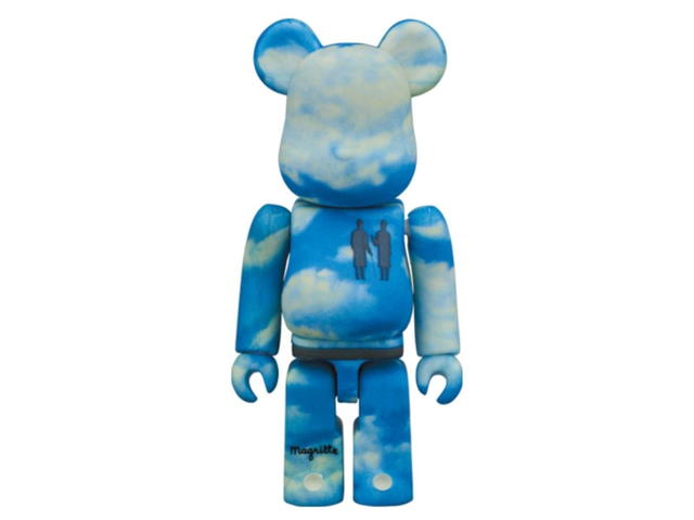 Medicom Toy Be@rbrick Rene Magritte "La Reconaissance Infine 1963/The Castle of the Pyrenees" 400% + 100% - view 3