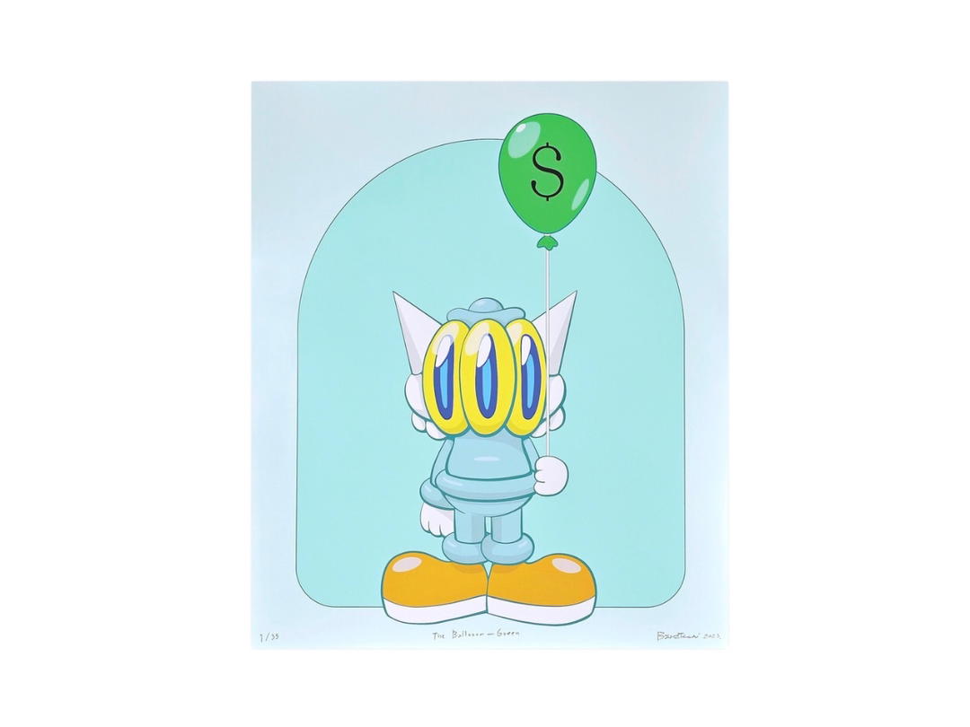 Benzilla Benzilla The Ballooon Green 2023 (painting)