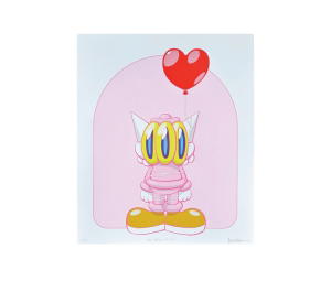 Buy Benzilla The Ballooon Pink 2023 (painting) at Sasom – Authentic and Ready to Ship