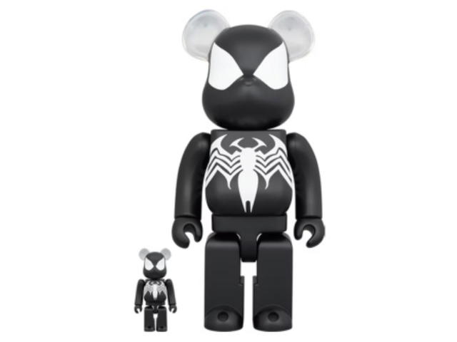 Medicom Toy BE@RBRICK Spider-Man Black Costume 400% + 100% - view 1