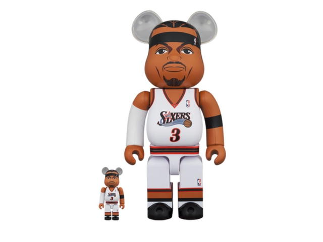 Medicom Toy BE@RBRICK Allen Iverson (Philadelphia 76ers) 400% + 100% - view 1
