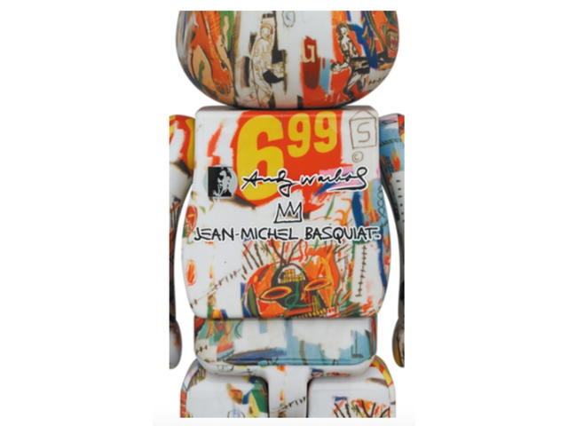 Medicom Toy BE@RBRICK Andy Warhol x Jean-Michel Basquiat #4 1000% - view 2