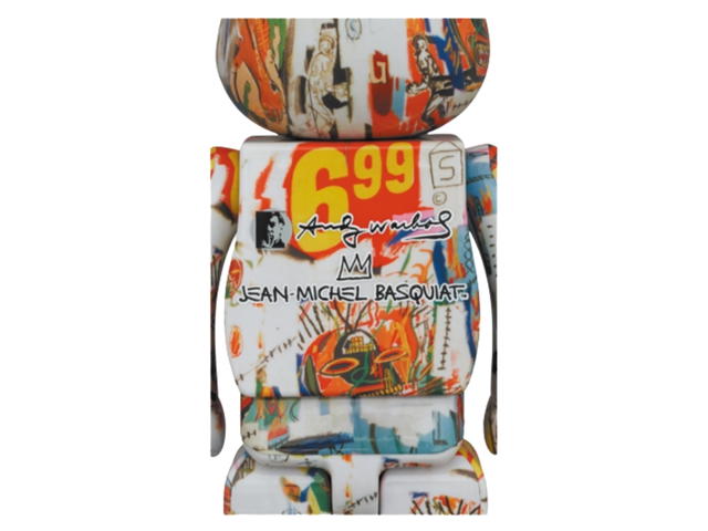 Medicom Toy BE@RBRICK Andy Warhol x Jean-Michel Basquiat #4 400% - view 2