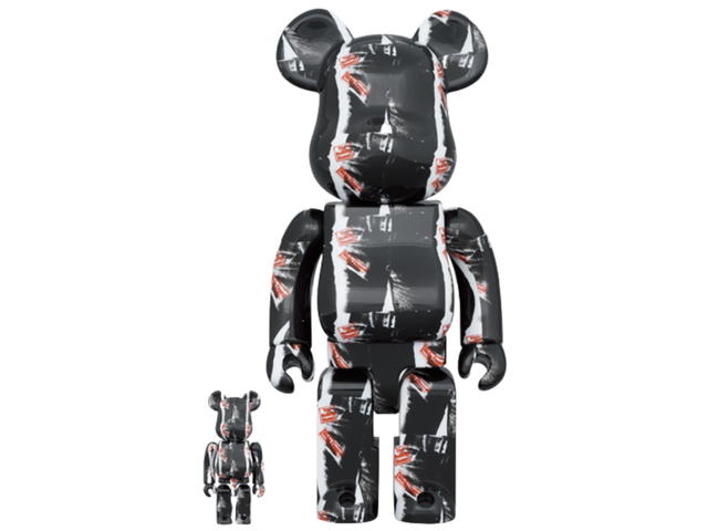 Medicom Toy BE@RBRICK Andy Warhol X The Rolling Stones ”Sticky Fingers” 400% + 100% - view 1