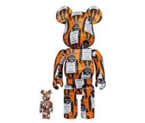 Buy BE@RBRICK Banksy Monkey Sign 400% + 100% at Sasom – Authentic and Ready to Ship