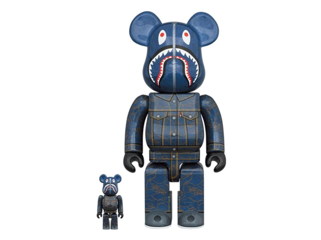 Medicom Toy BE@RBRICK BAPE(R) × Levi's(R) 400% + 100%