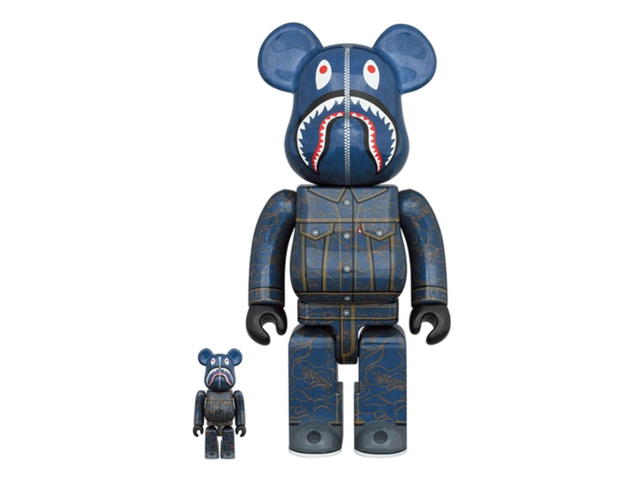 Medicom Toy BE@RBRICK BAPE(R) × Levi's(R) 400% + 100% - view 1