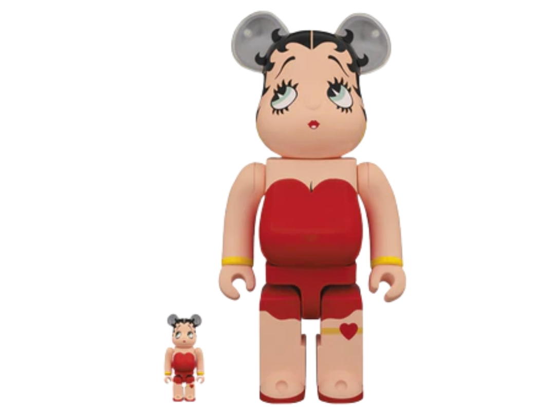 Medicom Toy BE@RBRICK Betty Boop(TM) Red Ver. 400％ + 100％