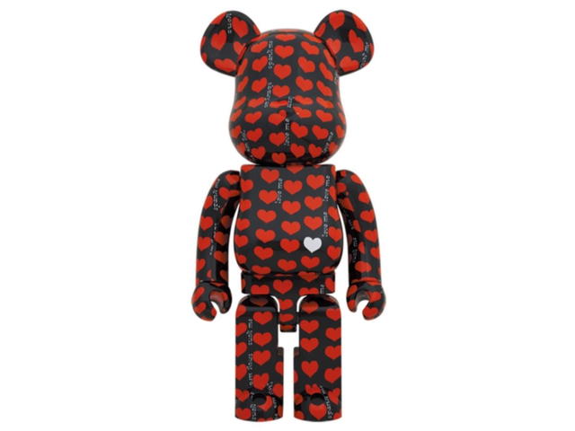 Medicom Toy BE@RBRICK Black Heart 1000％ - view 1