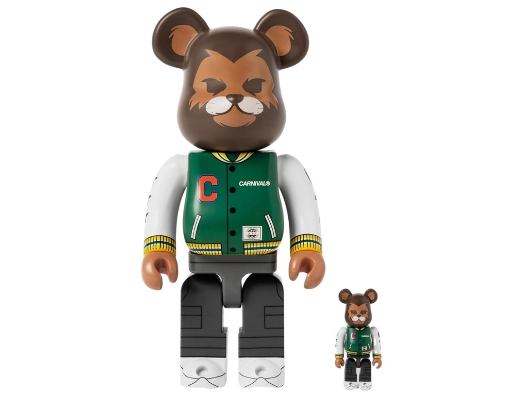 Medicom Toy BE@RBRICK Carnival Letterman Jacket 400% + 100%