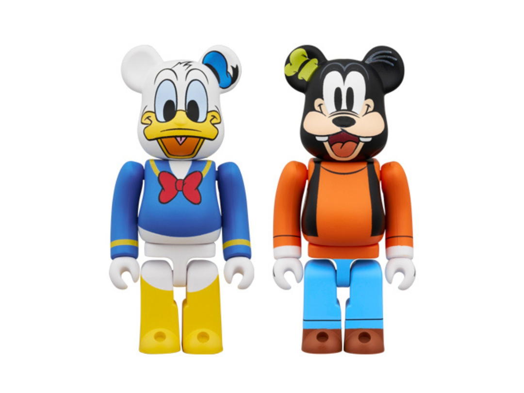 Medicom Toy BE@RBRICK Donald Duck & Goofy 2Pcs Set