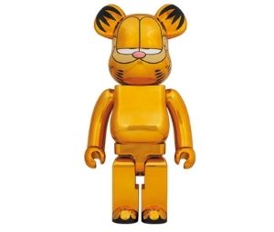 Buy BE@RBRICK GARFIELD GOLD CHROME Ver. 1000％ at Sasom – Authentic and Ready to Ship
