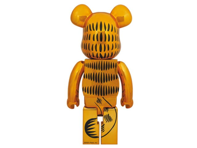Medicom Toy BE@RBRICK GARFIELD GOLD CHROME Ver. 1000％ - view 2
