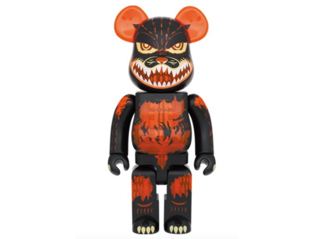 Medicom Toy BE@RBRICK Godzilla vs. Destoroyah Godzilla (Meltdown - Clear Orange Version) 400％+100％ - view 2