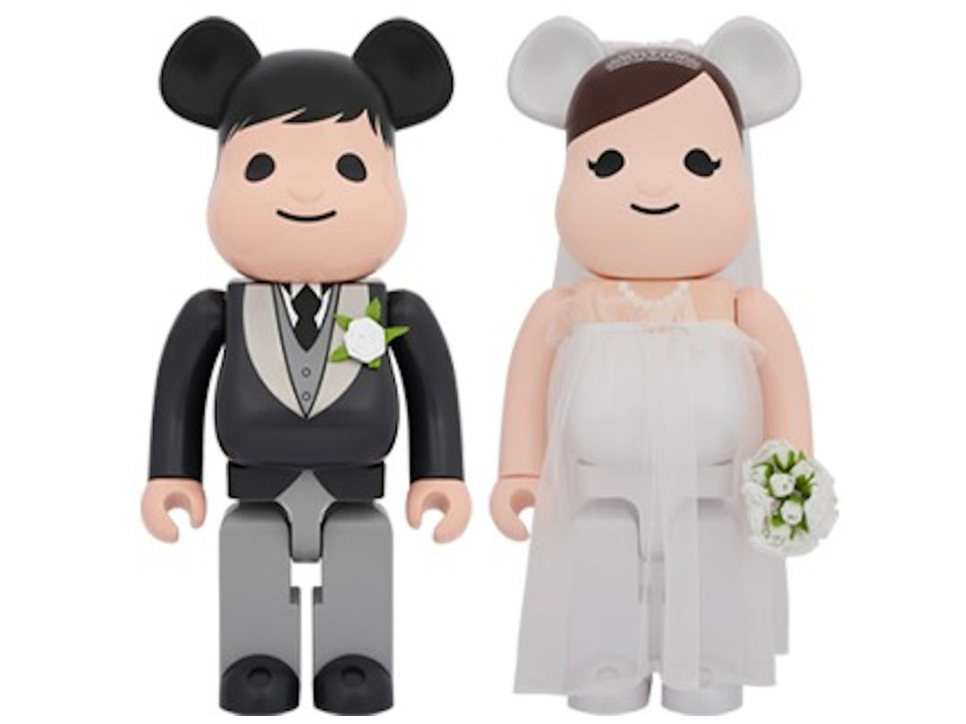 Medicom Toy BE@RBRICK Greeting Marriage PLUS - WEDDING #3 1000%