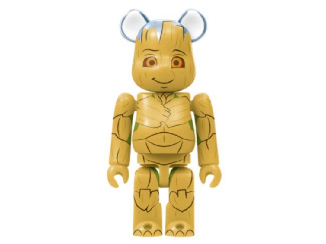 Medicom Toy BE@RBRICK Happy Marvel Ichibankuji 2021 Groot 100%
